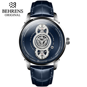 国产腕表behrens贝伦斯星际迷航系列男士手表机械表