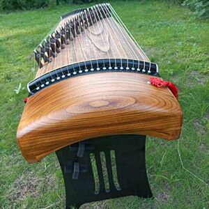 135整挖古筝专业一体发音板考十级便携式山水纹路透底纹