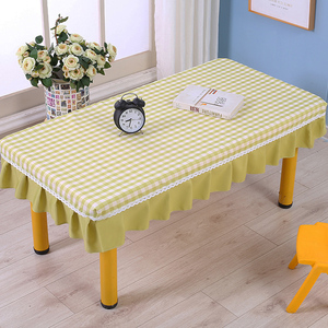 幼儿园桌布桌套长方形防水防油小清新小学生专用美工室绘画桌布