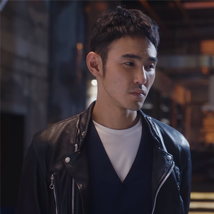 舌尖上的心跳江千帆阮经天同款黑色pu皮外套时尚潮流帅气男女潮