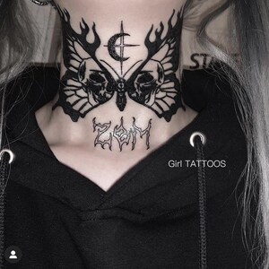 xiehongbing0309淘宝草本纹身贴手指小图案英文字母蝴蝶结素花