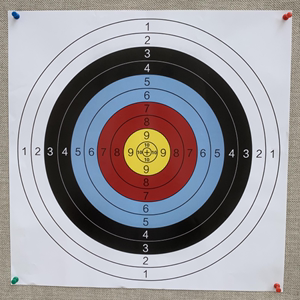 箭靶靶纸弓箭靶子纸射箭靶图专业标准打靶飞镖步枪比赛全环半环