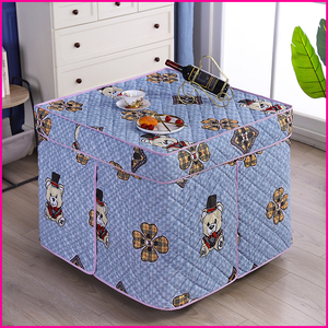 烤火炉罩套防水取暖器桌罩取暖桌罩四方桌子80x80烤火被子烤火罩