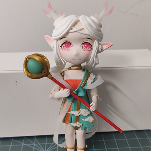 王者荣耀瑶q版粘土手办