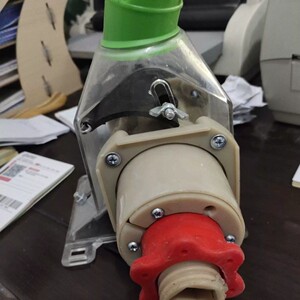 播种机肥料盒播种机配件施肥盒下料盒手动施肥盒六方排肥盒手柄调