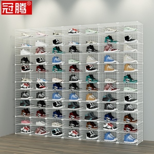 鞋架子店铺商用展示架网红直播货架地摊卖鞋子的摆货架收藏展示柜
