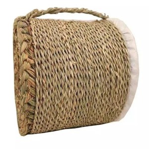 草墩坐墩云南文山凳子手工稻草编织蒲团坐垫透气家居家具2530cm