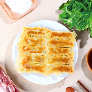 猪肉馅锅贴饺蒲公英槐花荠菜速冻小馅饼煎饼脆皮煎饺早餐方便速食