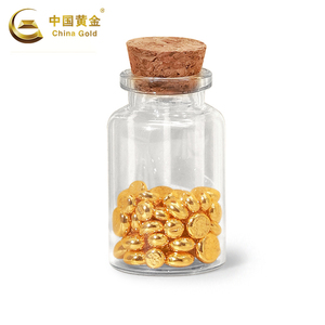 中国黄金足金9999金豆1g实心金条投资金攒金豆豆收藏送礼储备金p
