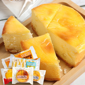 佐滋轻松条岩烧蛋糕休闲零食早餐面包下午茶点心独