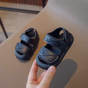 夏季宝宝凉鞋男小童包头凉鞋0一3岁女童防滑婴幼儿鞋子软底学步鞋