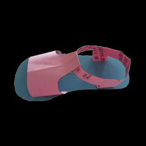 婴儿鞋样单纸做鞋鞋童一带布鞋样板纸样手工裁剪制作图儿凉鞋鞋.