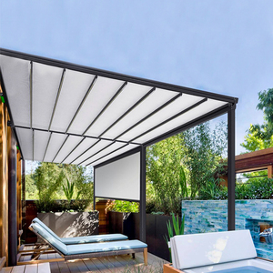 紫叶电动天幕户外折叠伸缩雨棚阳台家用阳光房停车棚伸缩式遮阳棚