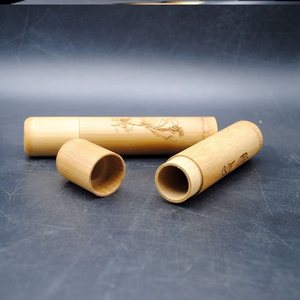 竹蛉筒鸣虫盒蟋蟀蝈蝈葫芦叫罐天然竹管筒带盖捉蛐蛐竹筒虫具用品