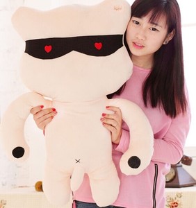 000人付款淘宝失恋33天搞笑猫小贱公仔单身抱枕毛绒玩具玩偶大号…