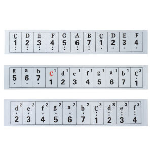 思雅晨(saysn)49键54键61键电子琴键盘贴琴键贴音位贴音阶指法