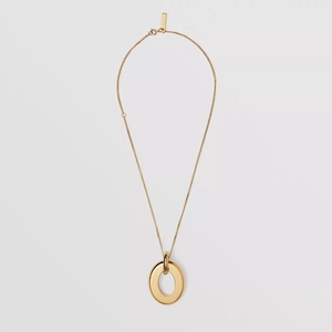 代购burberry/博柏利 女士镀金镂空细节项链 80459411