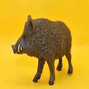 跨境 仿真野生 动物模型套装 山猪 野猪 塑料仿真玩具