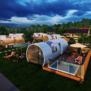 景区可移动别墅餐饮民宿户外景观酒店露营野奢阳光房太空舱星宾馆