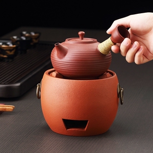 碳火煮茶炉小型烧水炉功夫茶煮水炉家用户外野茶炉外煮茶器小火炉