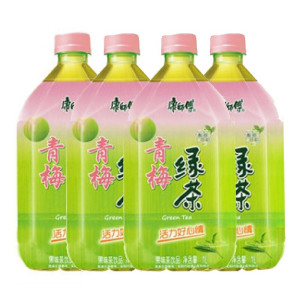 康师傅青梅绿茶1l*12瓶装青梅风味茶饮料果味夏季解渴聚会聚餐
