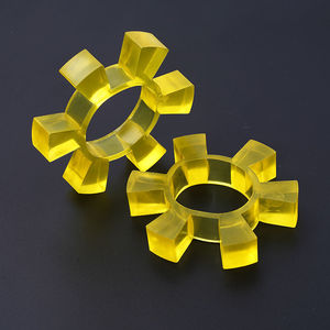 联轴器六角梅花缓冲垫t型橡胶聚氨酯弹性块电机水泵对轮胶圈牛筋