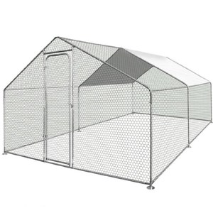 i鸡窝棚a户外围网护栏养鸡场鸡棚搭建家用防雨鸡屋鸡舍镀锌管鸡笼