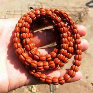 山楂籽手串手串冷男盘玩deu连体山楂核福籽手链五福子门手持108五