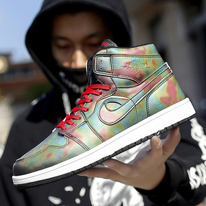 变色龙鞋耐克aj