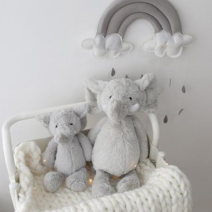 新邦尼象可毛爱绒公仔玩具娃宝安抚d卡通小象邦尼兔陪睡玩偶宝娃5