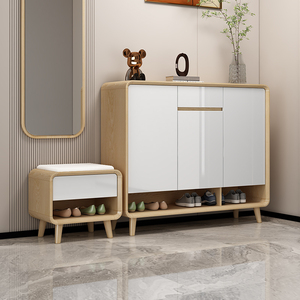 北欧换鞋凳鞋柜