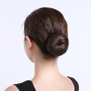 f隐花发网兜空乘盘头发兜工作头形网女职业o发套丸子头盘发神器头