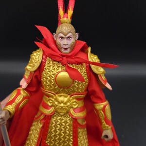 1/12人游记齐天大圣孙t悟空大闹天宫寸甲6铠可动西偶手办模型兵l