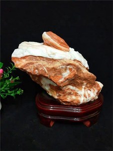 装饰猪肉天然精品包邮石头摆件观赏奇石原石五花猪肉石摆件收藏m