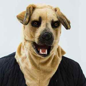 没有戴口罩大嘴拔河搞笑面具真人表情搞怪个性狗头罩映夏旗舰店16