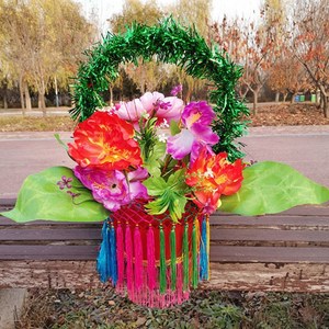 舞蹈花挑花篮道具
