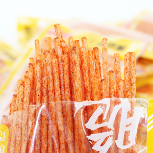 辣食主播手工泡泡脆香辣麻辣怀旧童年回忆小辣条酥脆辣棒多味混搭