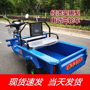 电动三轮车成人家用货运车平板快递小型电瓶三轮车载重王接送孩