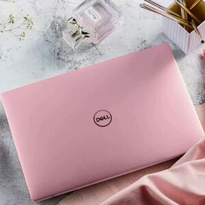 dell戴尔四核笔记本电脑灵越5000女生款超薄粉色i5手提便携办公用