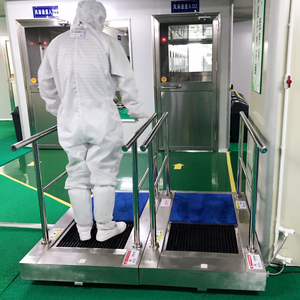 鞋底清洗机全自动清洁器消毒杀菌风淋室清洁无尘车间智能擦洗鞋机