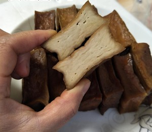 湖南安化土特产柴火熏干子腊豆腐干烟熏香干子50
