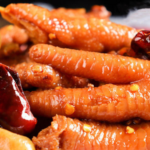 重庆特产铜梁凤爪真空袋卤鸡爪香辣泡椒鸡脚糊辣鸡