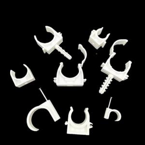 线管固u型排卡塑料管定夹卡钉穿线线带扣骑马卡卡16-63管卡配件.