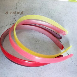 怀旧老库存 80-90年代 有机塑料发夹 发卡 发箍