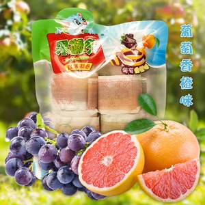 果凝多双果凝卷果然多cc卷小包500g卷卷糖果