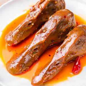 麻辣卤鸭头四川特产嘎嘎网红周黑鸭脑壳零食鸭肉即熟食肉类2只装