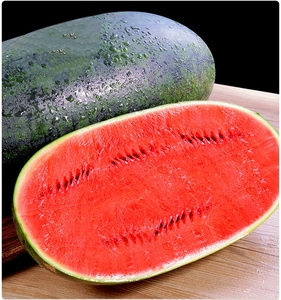 宁夏黑美人青皮西瓜10斤新鲜现摘水果当季整箱沙瓤非无籽麒麟