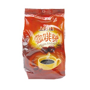上好佳咖啡味硬糖500g袋装休闲零食年货糖果零食散装5斤