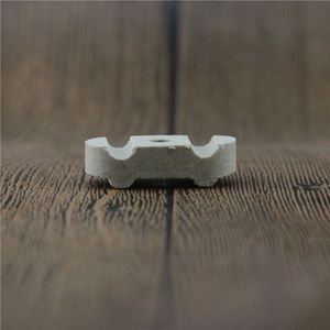 复古老式布线卡陶瓷双槽电线固定端子古屋走线瓷夹板绝缘定位槽.