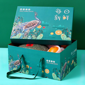 水果包装盒高档礼品纸箱坚果零食橙子苹果通用混搭水果礼盒空盒子